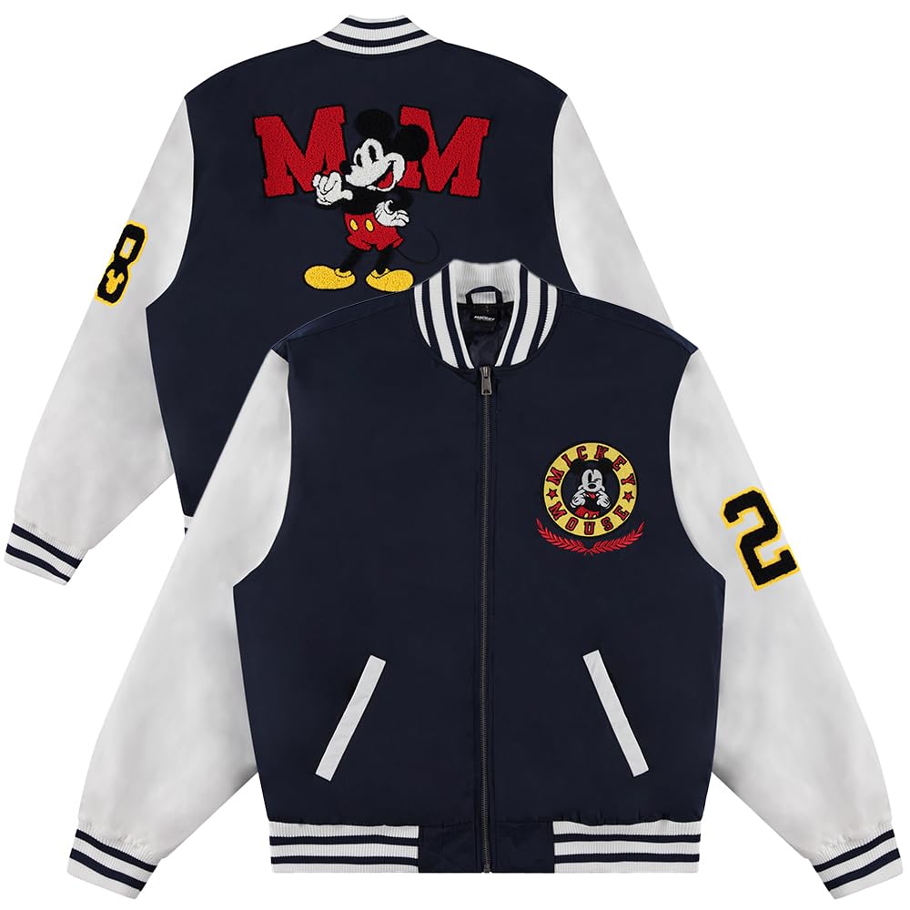 Amazon | Disney Varsity ボンバージャケット レディース & メンズ